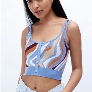 BNWT LA Hearts Sweater Tank Top XS